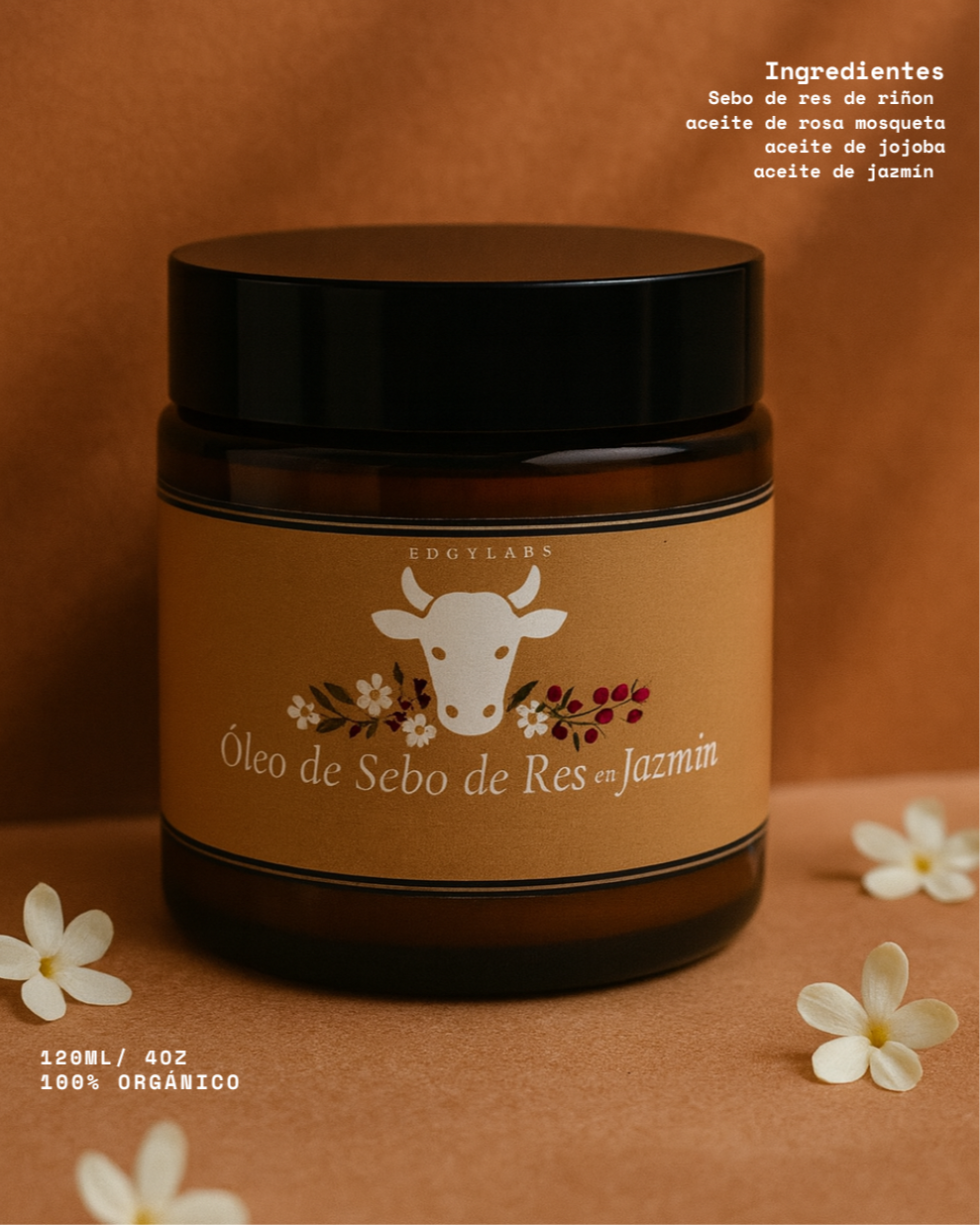 Óleo de Sebo de Res en Jazmín