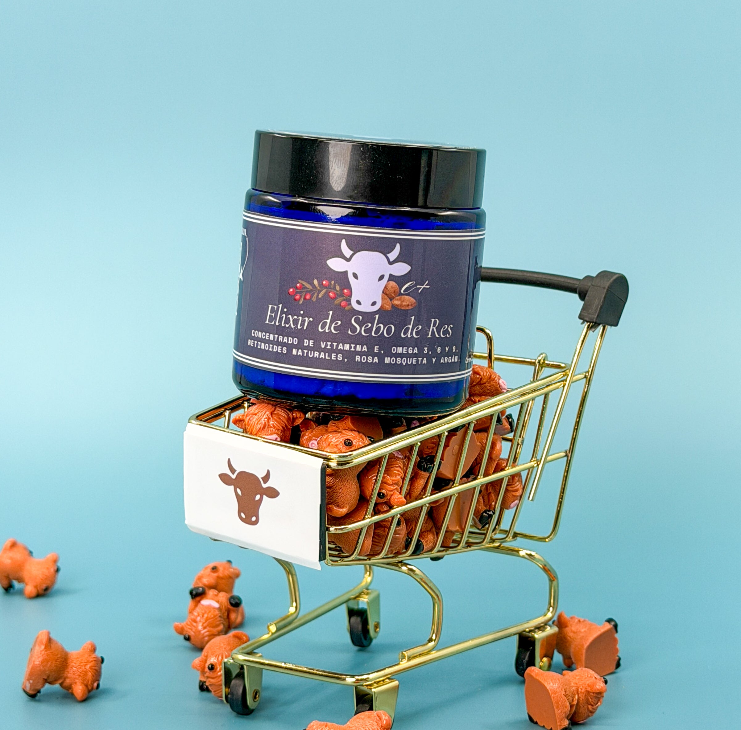 Image of Elixir de Sebo de Res + Vitamina E, Rosa Mosqueta y Escencia de Argan